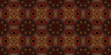 Geometrik şekilli kusursuz desen, vektör illüstrasyonu