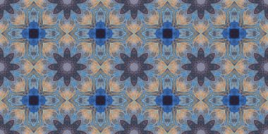 Geometrik şekilli kusursuz desen, vektör illüstrasyonu