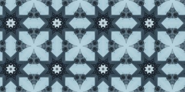 Geometrik şekilli kusursuz desen, vektör illüstrasyonu