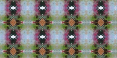 Geometrik şekilli kusursuz desen, vektör illüstrasyonu