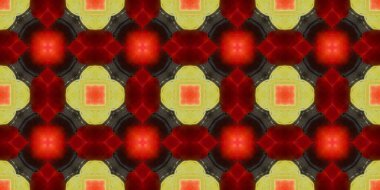 Geometrik şekilli kusursuz desen, vektör illüstrasyonu