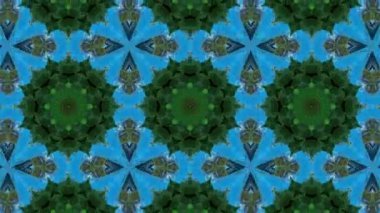 Dikensiz geometrik süslemeli görüntü. Soyut illüzyon arka planı