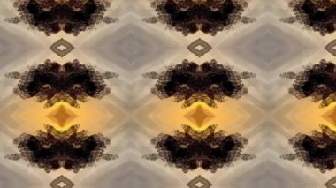 Dikensiz geometrik süslemeli görüntü. Soyut illüzyon arka planı