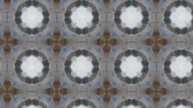Dikensiz geometrik süslemeli görüntü. Soyut illüzyon arka planı