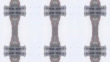 Dikensiz geometrik süslemeli görüntü. Soyut illüzyon arka planı