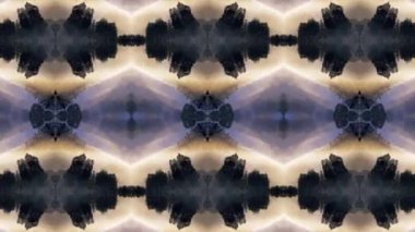 Dikensiz geometrik süslemeli görüntü. Soyut illüzyon arka planı