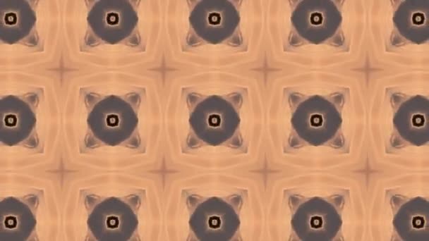 Filmati Con Motivo Geometrico Ornamentale Senza Cuciture Sfondo Astratto Illusione — Video Stock