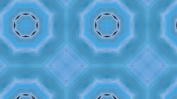 Beelden Met Een Naadloos Geometrisch Sierpatroon Abstracte Illusie Achtergrond — Stockvideo