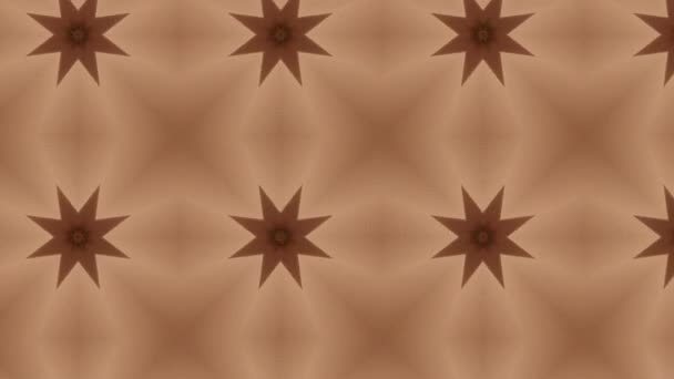 Footage Seamless Geometric Ornamental Pattern Abstract Illusion Background — Stock Video