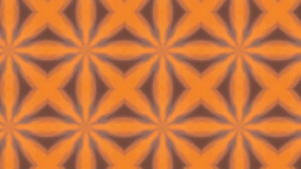 Filmación Con Patrón Ornamental Geométrico Sin Costuras Fondo Abstracto Ilusión — Vídeo de stock