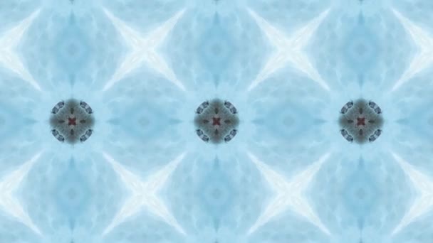 Footage Seamless Geometric Ornamental Pattern Abstract Illusion Background — Stock Video