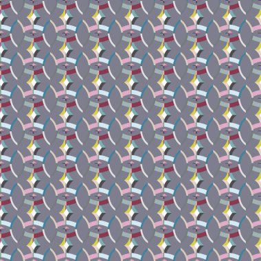 Kusursuz geometrik süs deseni. Soyut arkaplan, vektör illüstrasyonu