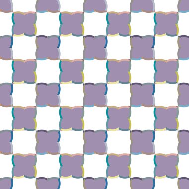 Kusursuz geometrik süs deseni. Soyut arkaplan, vektör illüstrasyonu