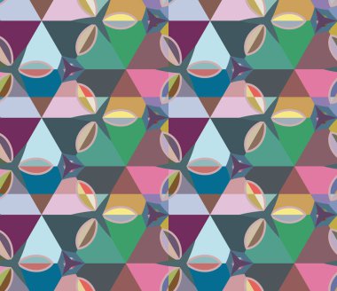 Kusursuz geometrik süs deseni. soyut arkaplan