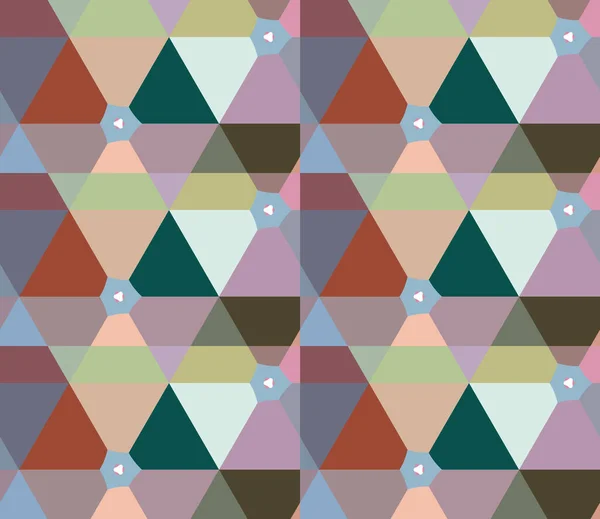 Nahtlose Geometrische Ornamentmuster Abstrakter Hintergrund — Stockvektor