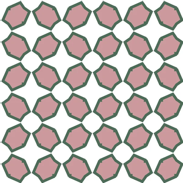 Nahtlose Geometrische Ornamentmuster Abstrakter Hintergrund — Stockvektor