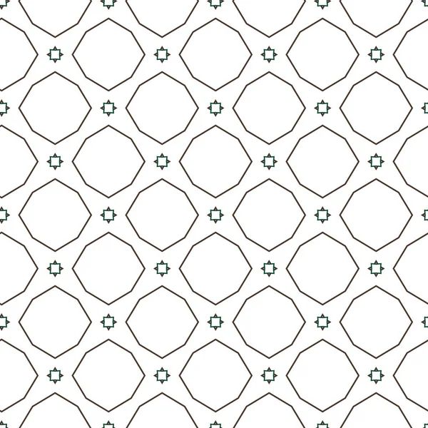 Nahtlose Geometrische Ornamentmuster Abstrakter Hintergrund — Stockvektor