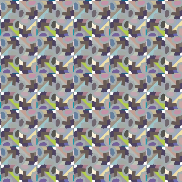 Patrón Ornamental Geométrico Sin Costuras Fondo Abstracto — Vector de stock