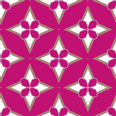 Kusursuz geometrik süs deseni. Soyut arkaplan, vektör illüstrasyonu