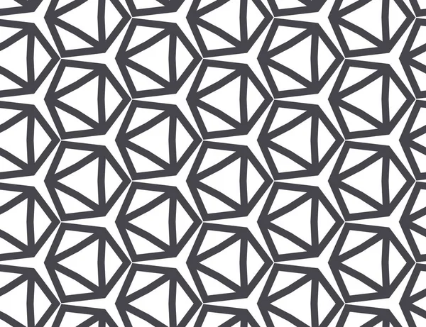 Nahtlose Geometrische Ornamentmuster Abstrakter Hintergrund — Stockvektor