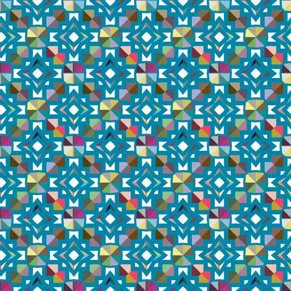 Motif Ornemental Géométrique Sans Couture Fond Abstrait — Image vectorielle