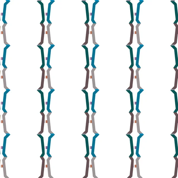 Naadloos Geometrisch Ornamentspatroon Abstracte Achtergrond — Stockvector