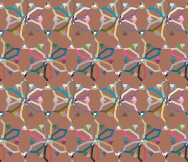 Kusursuz geometrik süs deseni. Soyut arkaplan, vektör illüstrasyonu