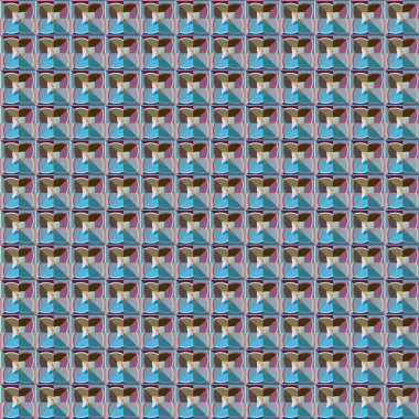 Kusursuz geometrik süs deseni. Soyut arkaplan, vektör illüstrasyonu