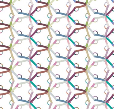 Kusursuz geometrik süs deseni. Soyut arkaplan, vektör illüstrasyonu