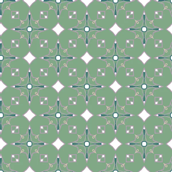 Patrón Ornamental Geométrico Sin Costuras Fondo Abstracto — Vector de stock