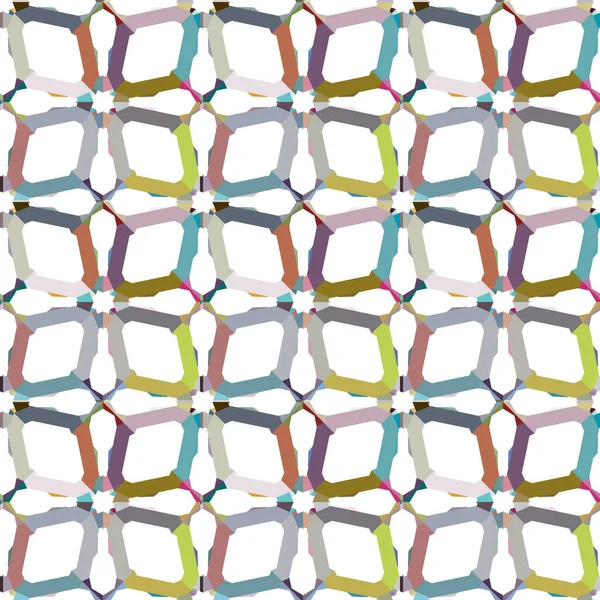 Patrón Ornamental Geométrico Sin Costuras Fondo Abstracto — Vector de stock