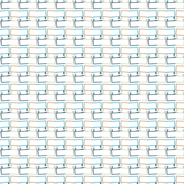 Patrón Ornamental Geométrico Sin Costuras Fondo Abstracto — Vector de stock