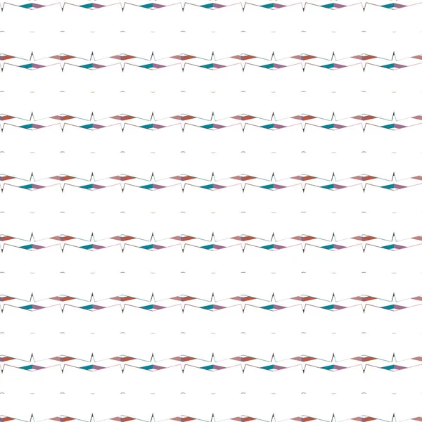 シームレスな幾何学装飾パターン 抽象的な背景 — ストックベクタ