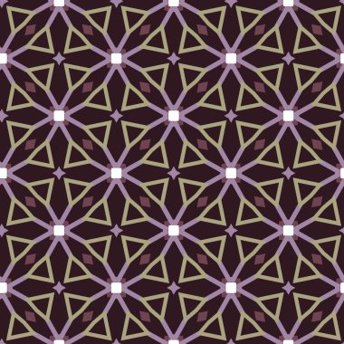 Kusursuz geometrik süs deseni. Soyut arkaplan, vektör illüstrasyonu