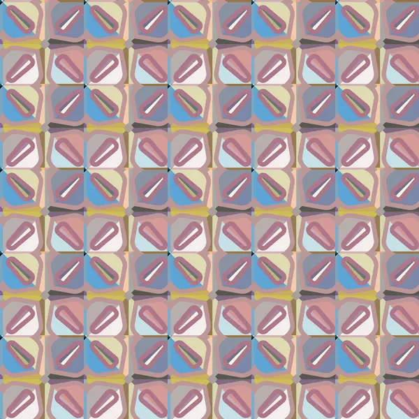 Patrón Ornamental Geométrico Sin Costuras Fondo Abstracto — Archivo Imágenes Vectoriales