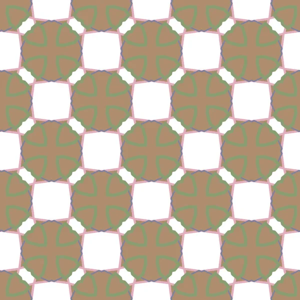 Patrón Ornamental Geométrico Sin Costuras Fondo Abstracto Ilustración Vectorial — Archivo Imágenes Vectoriales