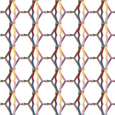 Kusursuz geometrik süs deseni. Soyut arkaplan, vektör illüstrasyonu