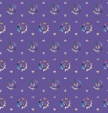 Kusursuz geometrik süs deseni. Soyut arkaplan, vektör illüstrasyonu