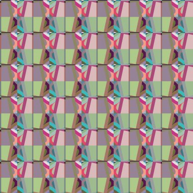 Kusursuz geometrik süs deseni. Soyut arkaplan, vektör illüstrasyonu