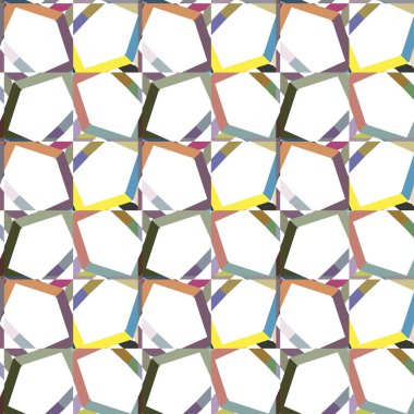 Kusursuz geometrik süs deseni. Soyut arkaplan, vektör illüstrasyonu