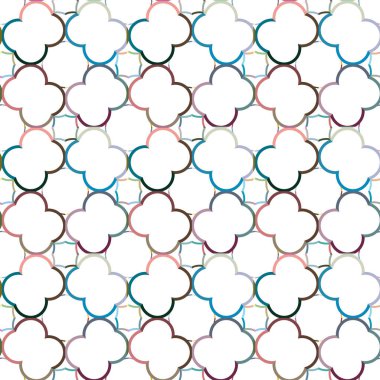 Kusursuz geometrik süs deseni. Soyut arkaplan, vektör illüstrasyonu