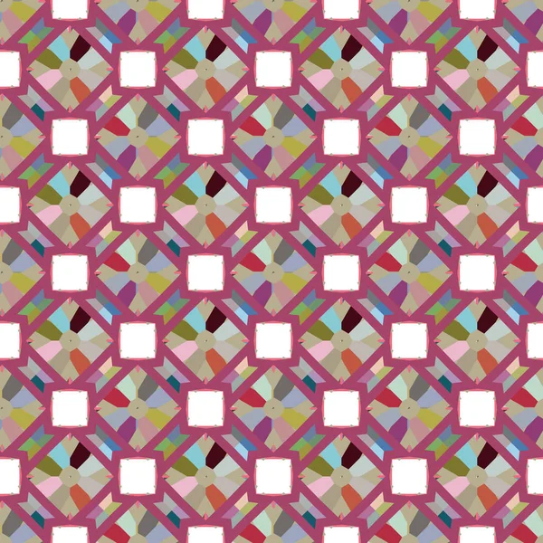 Motif Ornemental Géométrique Sans Couture Fond Abstrait — Image vectorielle