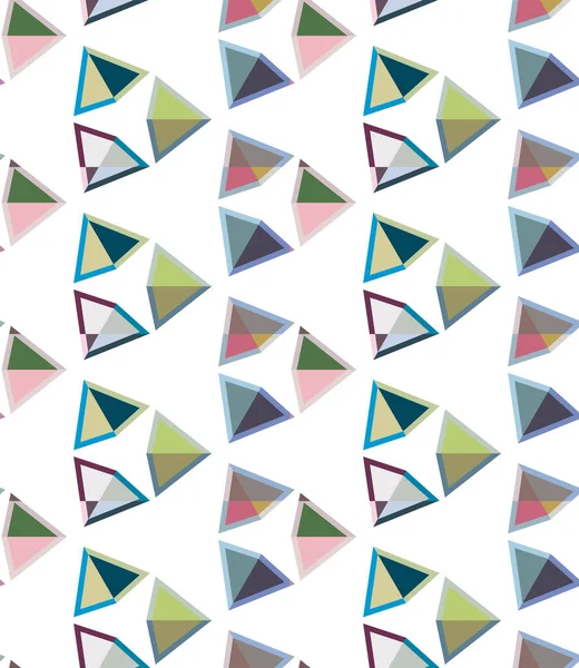 Patrón Ornamental Geométrico Sin Costuras Fondo Abstracto Ilustración Vectorial — Archivo Imágenes Vectoriales