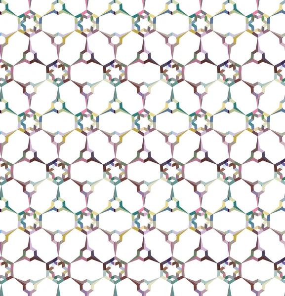 Modello Ornamentale Geometrico Senza Cuciture Sfondo Astratto — Vettoriale Stock