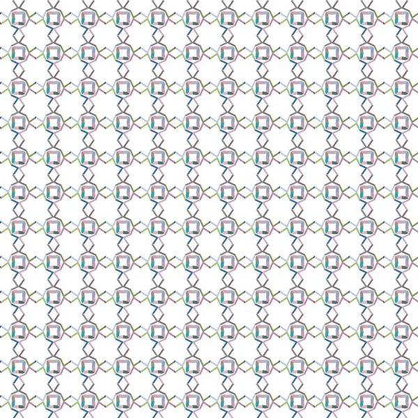シームレスな幾何学装飾パターン 抽象的な背景 — ストックベクタ