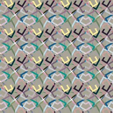 Kusursuz geometrik süs deseni. soyut arkaplan