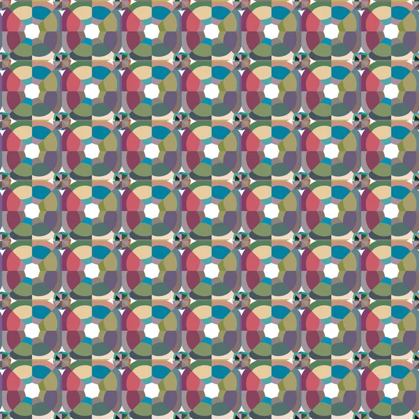 Motif Ornemental Géométrique Sans Couture Fond Abstrait — Image vectorielle