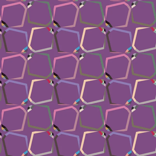 Patrón Ornamental Geométrico Sin Costuras Fondo Abstracto — Archivo Imágenes Vectoriales