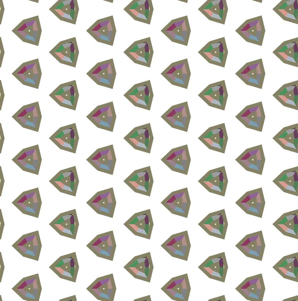 Patrón Ornamental Geométrico Sin Costuras Fondo Abstracto — Archivo Imágenes Vectoriales