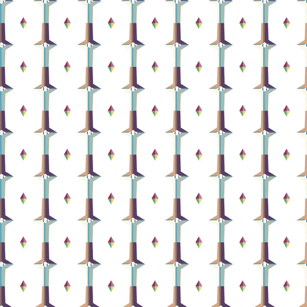 Motif Ornemental Géométrique Sans Couture Fond Abstrait Illustration Vectorielle — Image vectorielle